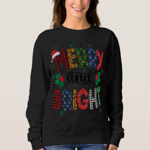 Merry and Bright jul Leopard Buffalo Play X T Shirt