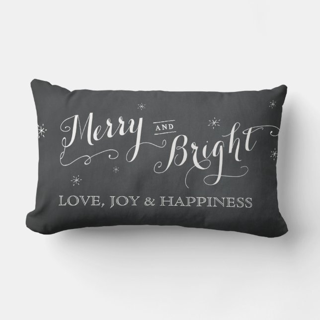 Merry and Bright - kretskort Lumbarkudde (Framsida)