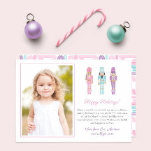 Merry and Bright Pastel Nutcracker Retro-jul