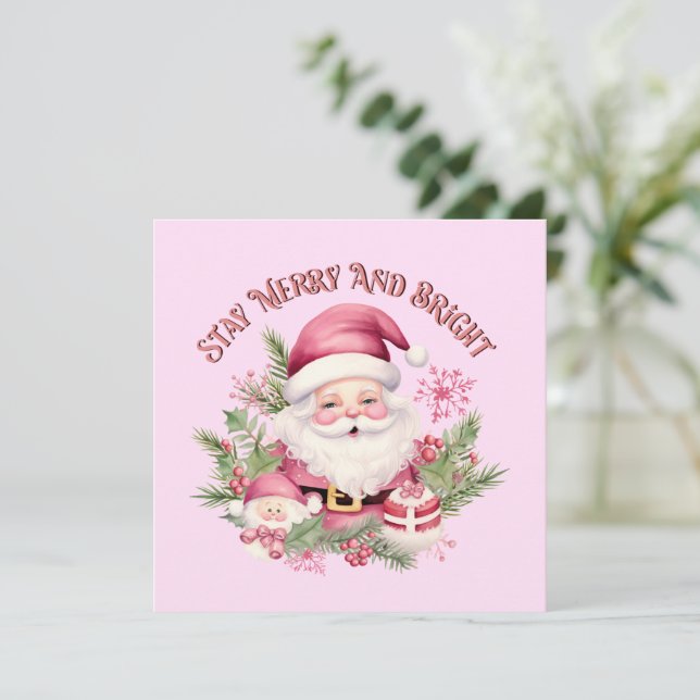 Merry and Bright - Rosa Santa Santa (Stående Fram)