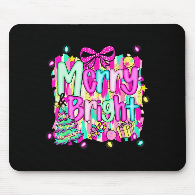 Merry And Bright Shirt Cute Christmas Holiday Men  Musmatta (Framsidan)