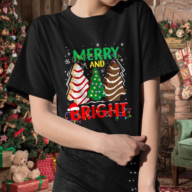 Merry and Bright Shirt, Julgranar Shirt T (Skapare uppladdad)