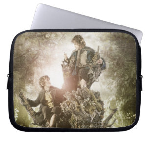Merry and Peregrin on Treebeard Laptop Fodral