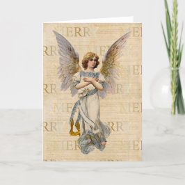 Merry Angel Vintage-julkort Helgkort