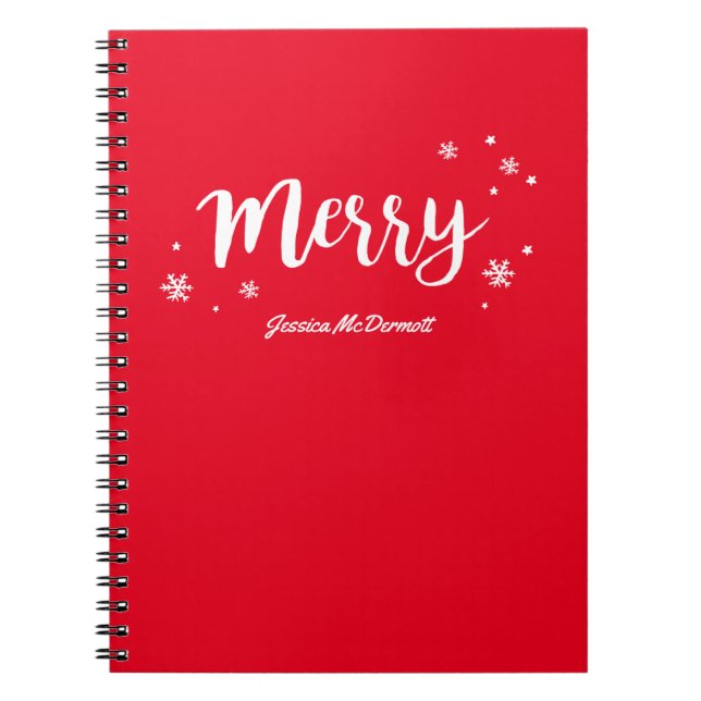 Merry Anteckningsbok Med Spiral (Framsidan)