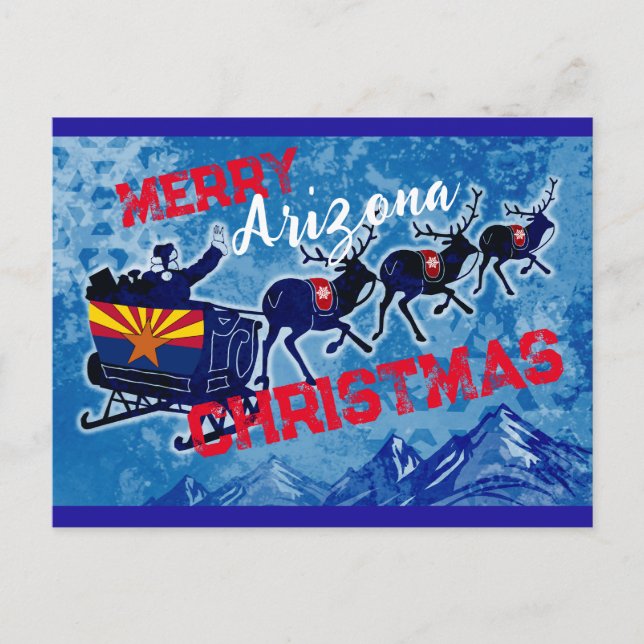 Merry Arizona julvykort Helg Vykort (Framsida)