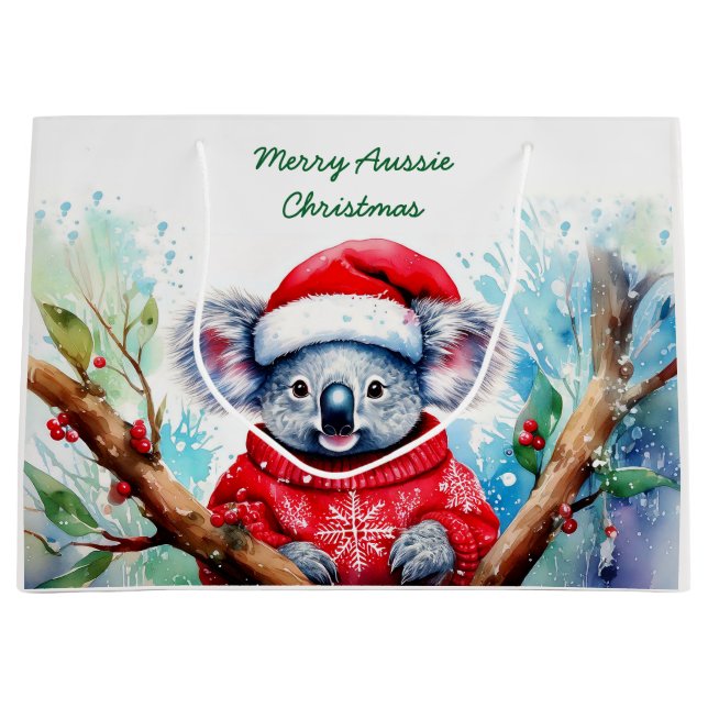 Merry Aussie jul Koala (Framsidan)