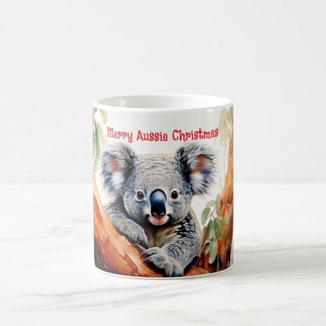 Merry Aussie jul Koala Kaffemugg (Center)