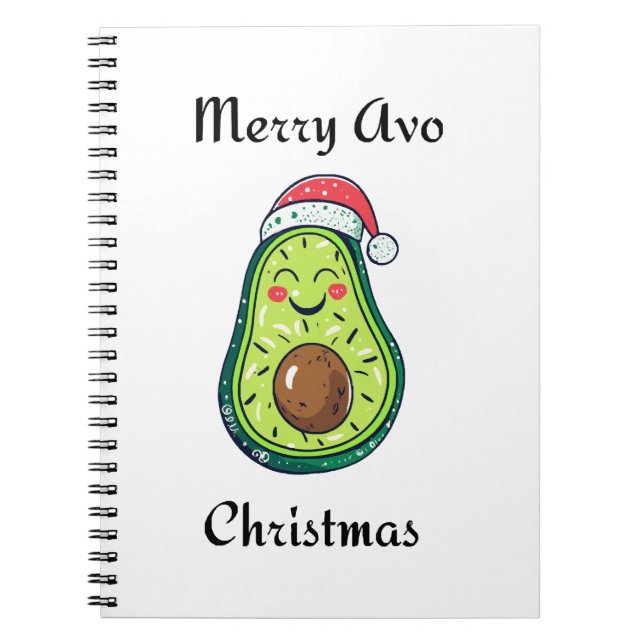 Merry Avo jul Anteckningsbok (Framsidan)