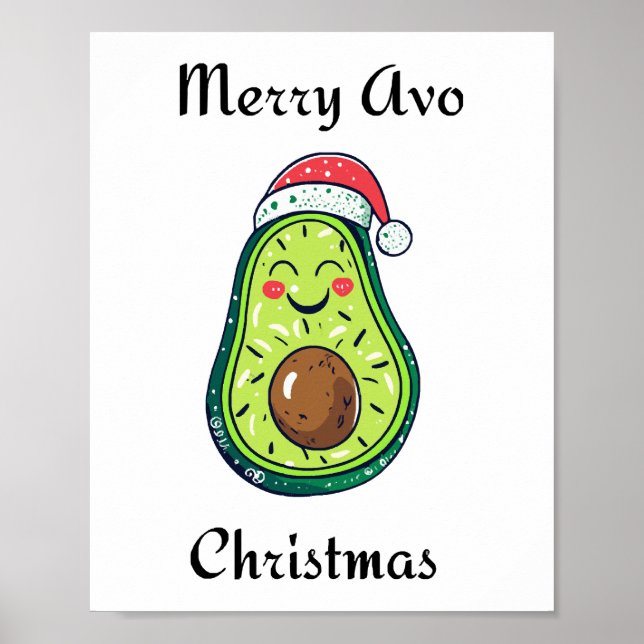 Merry Avo jul Poster (Framsidan)