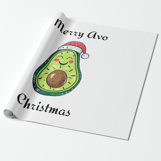 Merry Avo jul Presentpapper (Utrullad)