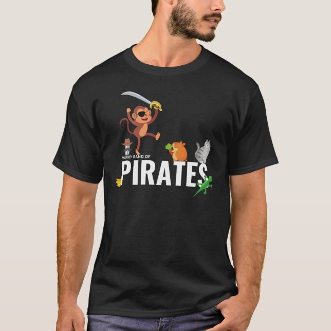 Merry Band of Pirater Expeditionary Force Skippy T Shirt (Framsida)