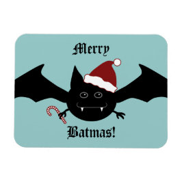 Merry Batmas roligt Gothic fladdermus för slagna m Magnet