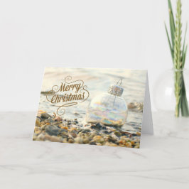 Merry Beach-julkort Helgkort