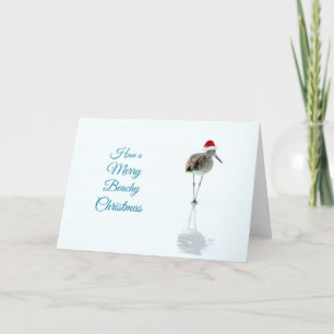 Merry Beachy Sandpiper-julkort Helgkort