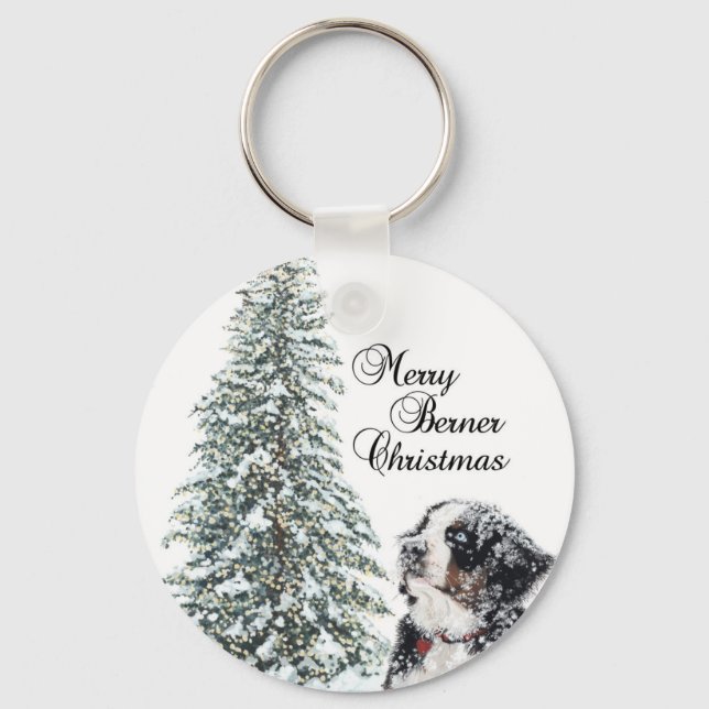Merry Berner jul Nyckelring (Framsida)