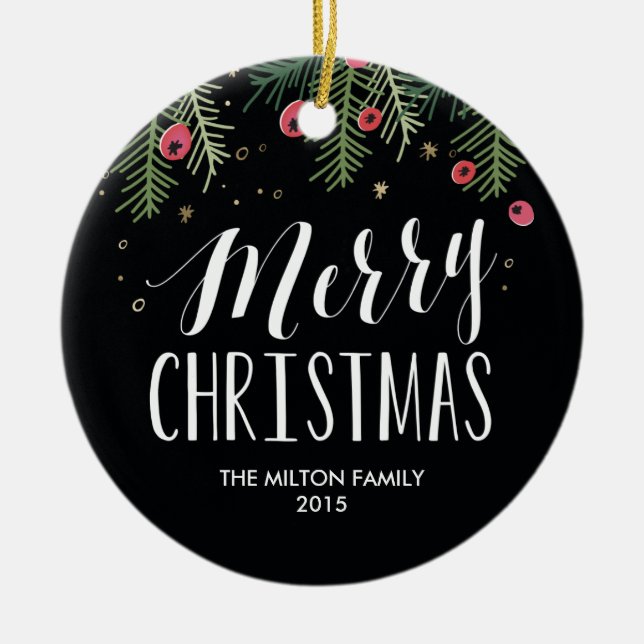 Merry Berry Collection Julgransprydnad Keramik (Framsidan)
