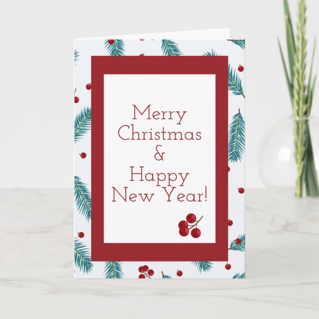 Merry Berry julkort Kort (Framsida)