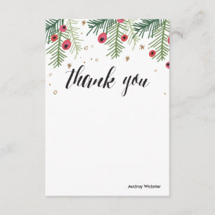 Merry Berry Personlig Tack Stationery Inbjudningar