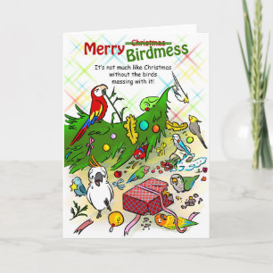 Merry Birdsphere Helgkort