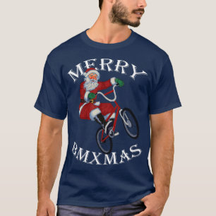 Merry BMXmas Jul BMX Santa Gifts underbart T Shirt