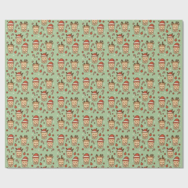 Merry Boba Time Presentpapper (Platt)