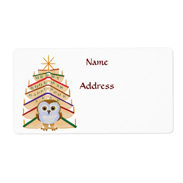 Merry Bookmas Fraktsedel (Framsidan)