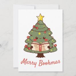 Merry Bookmas Julkort