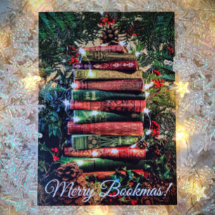 Merry Bookmas Julkort