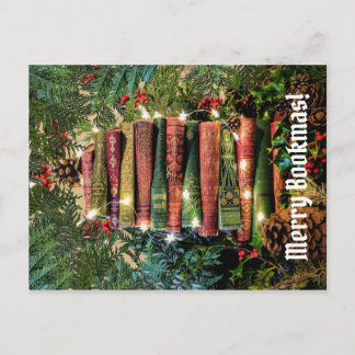 Merry Bookmas Vykort