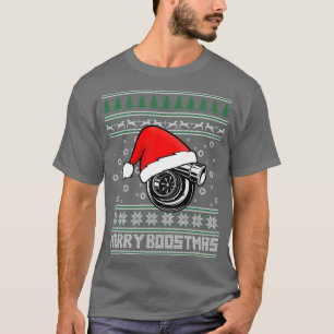 Merry Boostmas Turbo Ugly jul T Shirt