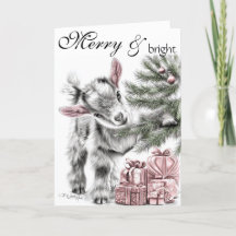 Merry & Bright - Baby Goat-jul