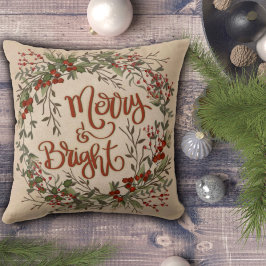 Merry Bright Berry Wandeinspirief Dekorativ kudde