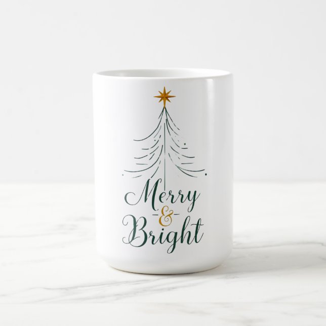 Merry & Bright Christmas Mug Kaffemugg (Center)