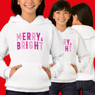 Merry & Bright, God jul T Shirt