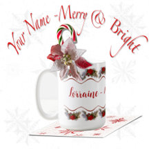 Merry & Bright Helgdag Mugg