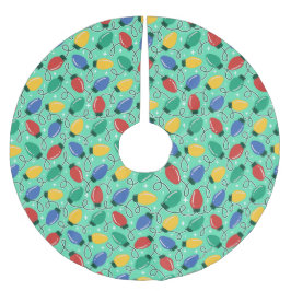 Merry & Bright Lights Julgransmatta Borstad Polyester