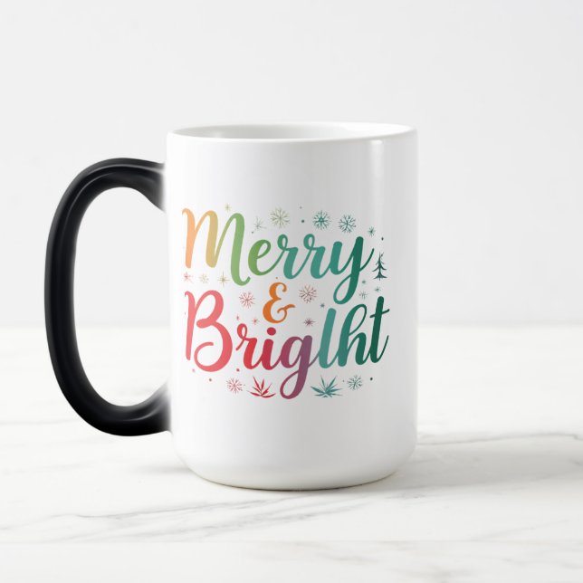 Merry & Bright Morphing Mugg - 15 oz (Vänster)
