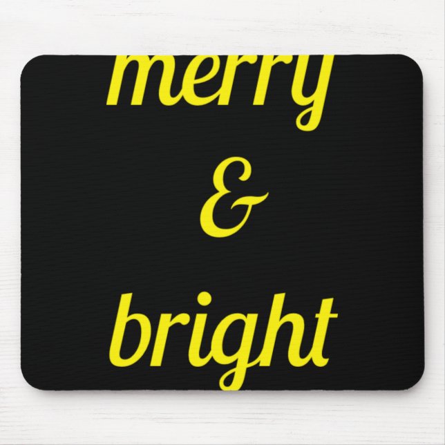 Merry Bright Navy Blue Yellow Gift T Shirt  Musmatta (Framsidan)