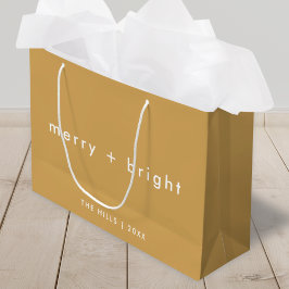 Merry + Bright | Ocher Mustard Guld jul