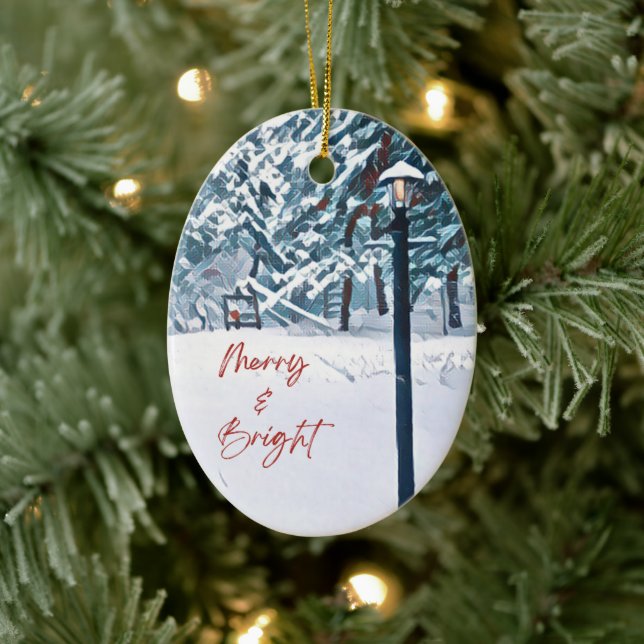 Merry & Bright Ornament (Träd)