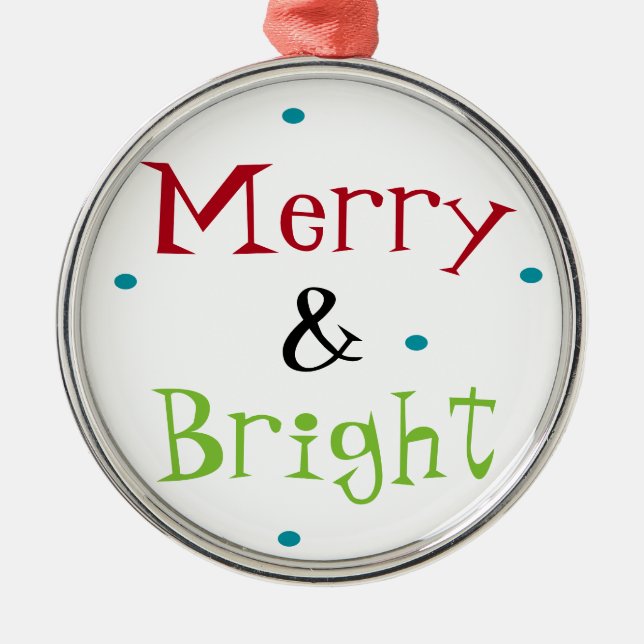 Merry & Bright Ornament (Framsidan)