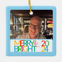 Merry & Bright Photo Ornament
