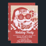 Merry Bright Retro jultomten Party Inbjudningar<br><div class="desc">Den här jultomten är en roligt- och lycklig-design som kommer att tillföra lite färg till din Party. Har en fin och Groovy Santa Design-design som säger Merry och Bright! Cute-julparsinbjudningar för födelsedags-,  Helgdag- eller företagshändelser.</div>