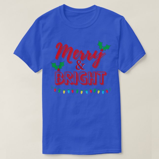Merry Bright T Shirt (Design framsida)