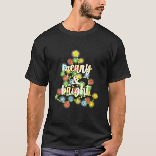 Merry Bright T Shirt (Framsida)