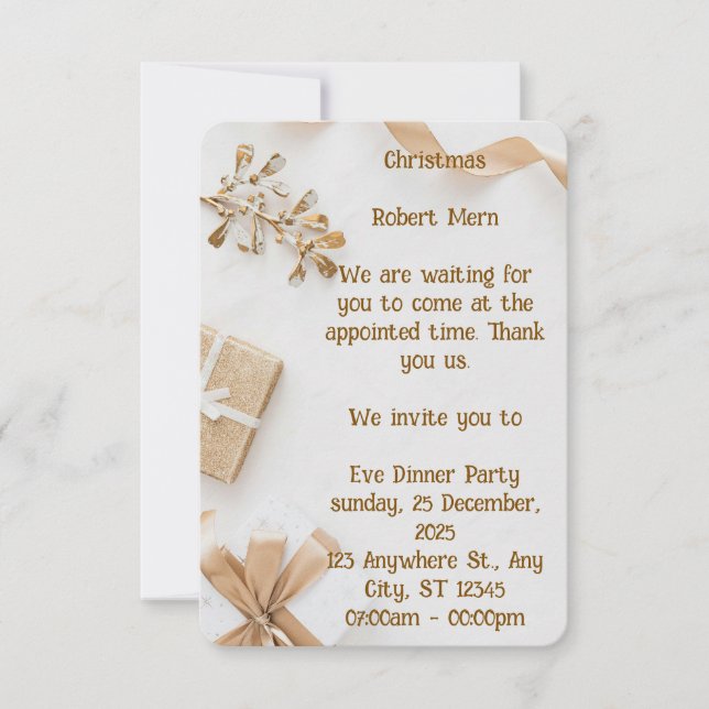 Merry & Bright, Together Tonight Inbjudningar (Framsida)