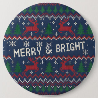 Merry & Bright Ugly Christmas Sweater Knapp