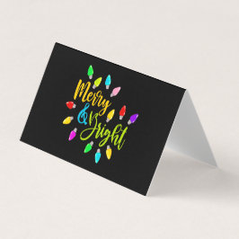 *~* Merry BrightStor färglös nylonjul Ljus AP Kort