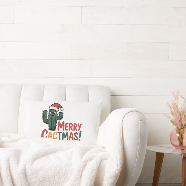 Merry Cactmas Lumbarkudde (Soffa)